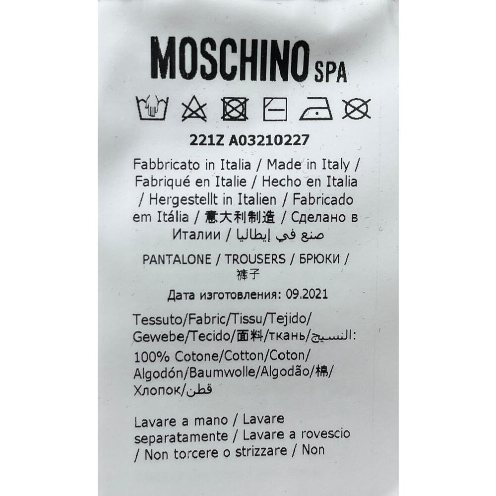 5-44 MOSCHINO x JEREMY SCOTT NWT 100% Cotton Sweat Shorts Comics Large IT50/US34 - Picture 7 of 9